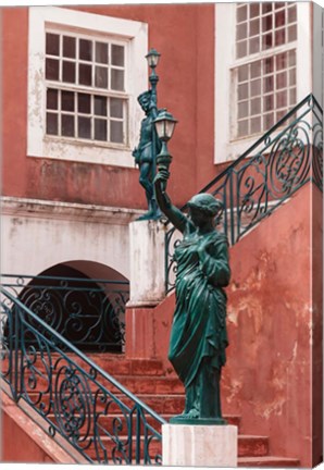 Framed Entryway at Governor&#39;s Palace, Mozambique Island, Mozambique Print