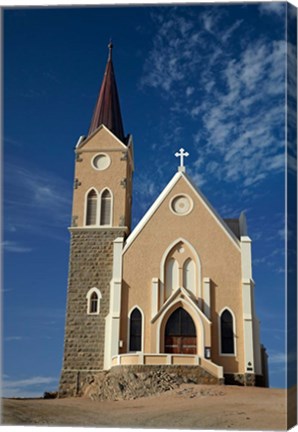 Framed Felsenkirche (Rock Church), Diamond Hill, Luderitz, Southern Namibia Print