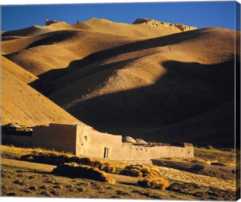 Framed Afghanistan, Bamian Valley, Caravansary, Hindu Kush Print