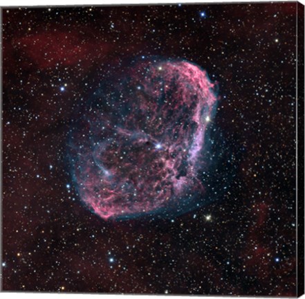 Framed Crescent Nebula Print