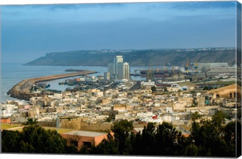 Framed MOROCCO, Atlantic Coast, SAFI: Town and Port View Print