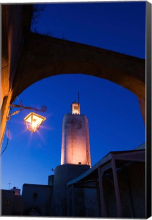 Framed MOROCCO, EL, JADIDA: Portuguese Fort, Grande Mosque Print