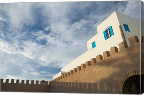 Framed MOROCCO, ESSAOUIRA, City Walls, Moorish Architecture Print