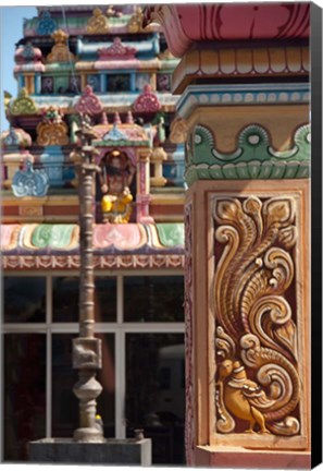 Framed Indian Temple, Port Louis, Mauritius Print