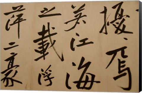Framed Ming Dynasty scrolls, Shanghai Museum, Shanghai, China Print
