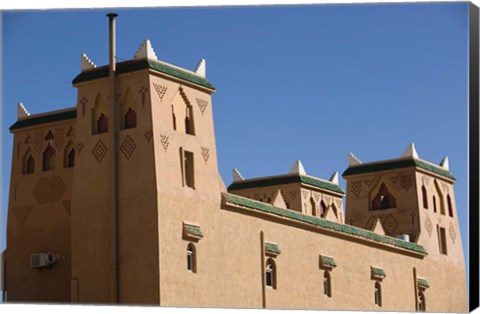 Framed Hotel Kasbah Asmaa Exterior, Midelt, Middle Atlas, Morocco Print