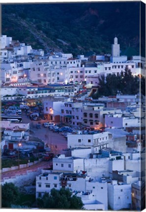 Framed Morocco Moulay, Idriss, Town View Print