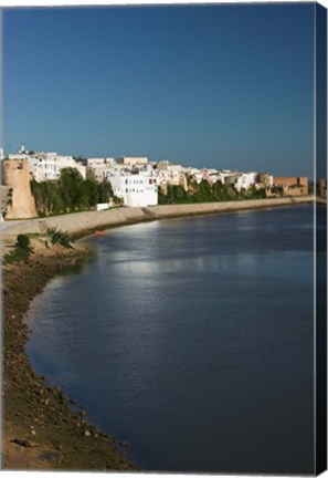 Framed MOROCCO, AZEMMOUR: View from Um, er, Rbia River Print