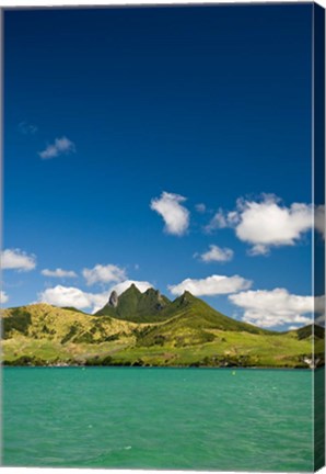 Framed Lion Mountains in South Mauritius, Africa Print