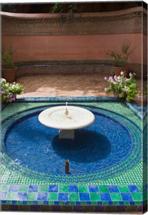 Framed Jardin Majorelle, Marrakech, Morocco, North Africa Print