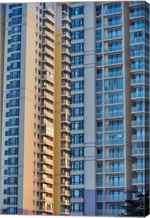 Framed Modern building, Yantai, Shandong, China Print