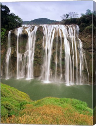 Framed Huangguoshu Falls, Anshun, Guizhou, China Print