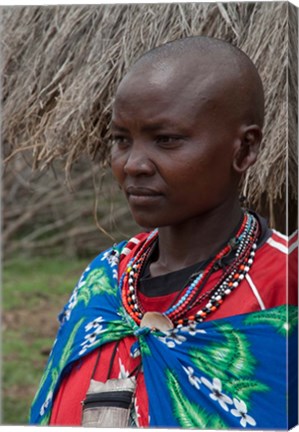 Framed Kenya, Mara River Expedition, Mara Escarpment portrait Print