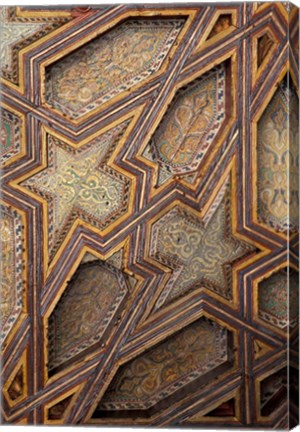 Framed Intricate Ceiling Design, Morocco Print