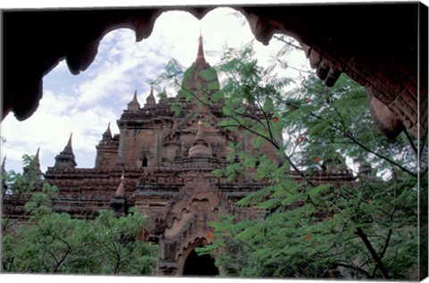 Framed Htilominlo Pahto, Myanmar Print