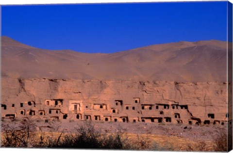 Framed Mogao Caves, Silk Road, China Print