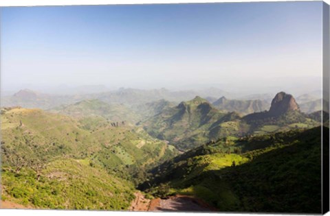 Framed Landscape, Gondar, Ethiopia Print