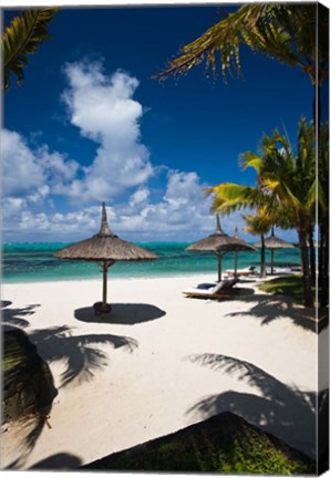 Framed Le Touessrok Resort Beach, Mauritius Print