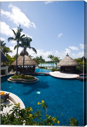 Framed Le Touessrok Resort Pool, Mauritius Print