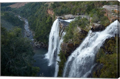 Framed Lisbon Falls near Graskop, Mpumalanga province, South Africa Print