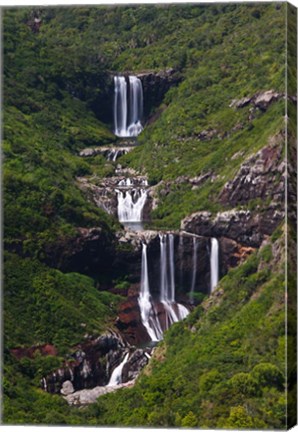 Framed Mauritius, Western Mauritius, Vacoas, Tamarin Falls Print
