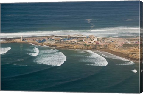 Framed MOROCCO, ROND POINT d&#39;IGUI, Fishing village Print