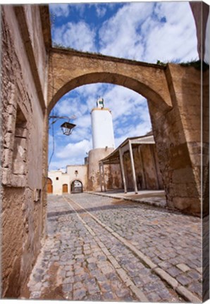 Framed Mosque in el Jadida, Morocco Print