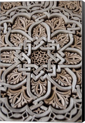 Framed Morocco, Mahakma Law Courts, Islamic patterns Print