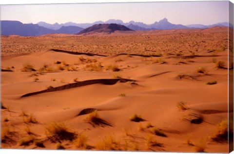 Framed Namibia Desert, Sossusvlei Dunes, Aerial Print