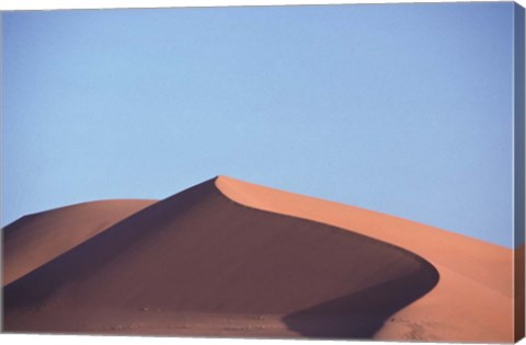 Framed Red Sand Dunes, Sahara Print