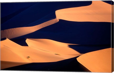 Framed Red Sand Dunes in Namib Desert, Namib Naukluft National Park, Namibia Print