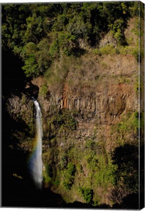 Framed Petit cascade waterfall, Amber Mountain NP, MADAGASCAR Print