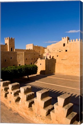 Framed Ribat fort, monastery, Sousse, Monastir, Tunisia Print