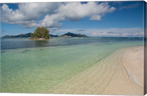 Framed Seychelles, Island of La Digue Print