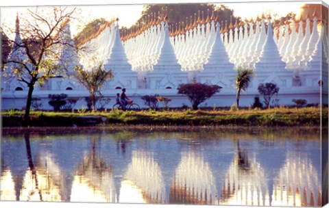 Framed Sandamani Paya in Mandalay, Burma Print