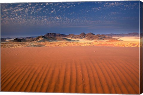 Framed Sand Patterns, Sossosvlei Dunes, Namibia Print