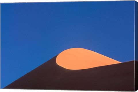 Framed Sossosvlei Dune Ridge, Namib-Naukluff Park, Namibia Print