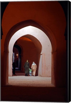 Framed Royal granaries of Moulay Ismail, Meknes, Morocco, Africa Print