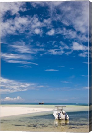 Framed Seychelles, Praslin Island, Grand Anse Beach Print