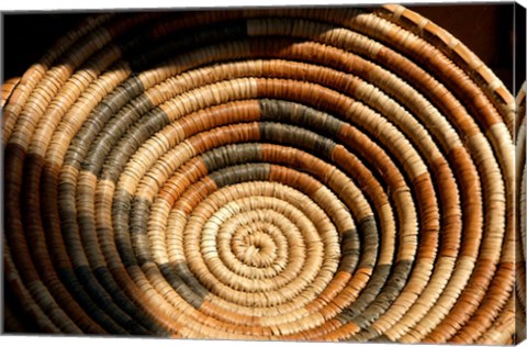 Framed South Africa, KwaZulu Natal, Zulu baskets, market Print