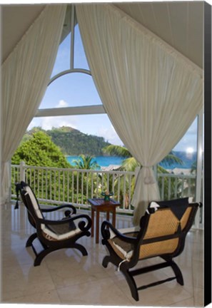 Framed Spa at Banyan Tree Resort, Mahe Island, Seychelles Print