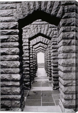 Framed Stone arches and walls, Voortrekker Monument Pretoria, South Africa Print