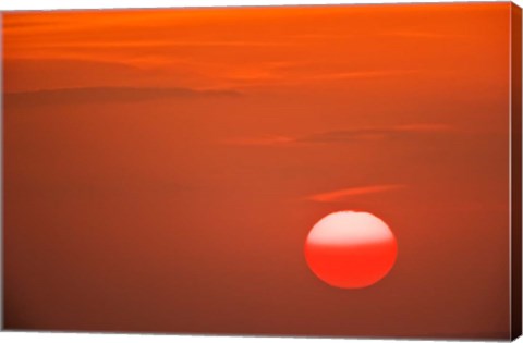 Framed Sunset, Serengeti National Park, Tanzania Print