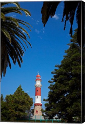 Framed Swakopmund lighthouse (1903), Swakopmund, Namibia Print