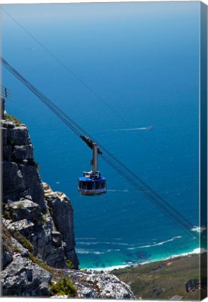 Framed Table Mountain Aerial Cableway, Cape Town, South Africa Print