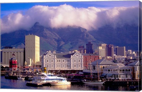 Framed Victoria and Alfred Waterfront, Cape Town, South Africa Print