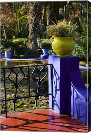 Framed Villa Gardens, Jardin Majorelle and Museum of Islamic Art, Marrakech, Morocco Print