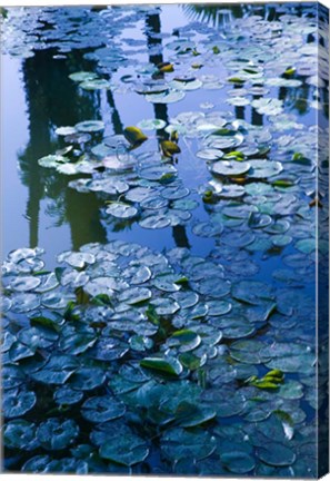 Framed Villa Pond, Jardin Majorelle and Museum of Islamic Art, Marrakech, Morocco Print