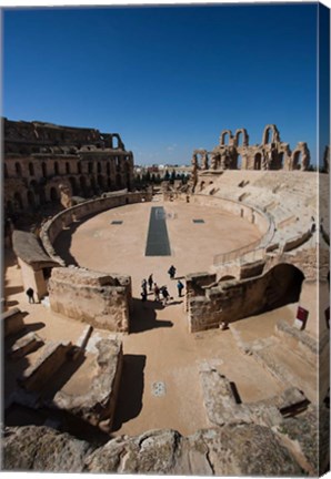 Framed Colosseum, Tunisia Print