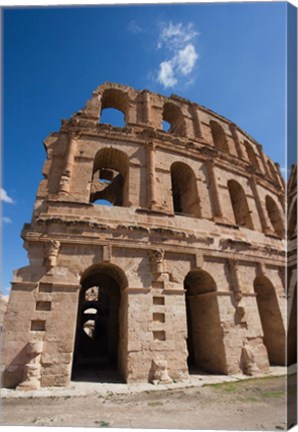 Framed Tunisia, El Jem, Colosseum, Ancient Architecture Print